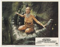 9y584 KING KONG LC #6 1976 best special effects image of sexy Jessica Lang in giant ape's hand!