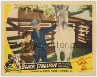 9y587 KING OF THE SIERRAS LC #6 R1940s Black Stallion, Master of the Wild Horses!