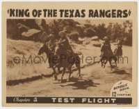 9y588 KING OF THE TEXAS RANGERS chapter 5 LC 1941 Slingin' Sammy Baugh serial, Test Flight!