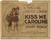 9y100 KISS ME CAROLINE TC 1920 two sexy ladies in skimpy outfits in a special Christy comedy!