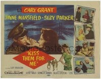 9y101 KISS THEM FOR ME TC 1957 Cary Grant, Suzy Parker, sexy Jayne Mansfield, Stanley Donen!