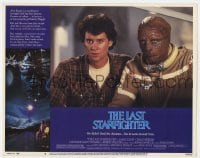 9y611 LAST STARFIGHTER LC #3 1984 best close up of Lance Guest & alien Dan O'Herlihy!