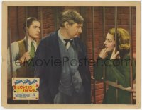 9y639 LOVE IS NEWS LC 1937 Tyrone Power watches Loretta Young try to get them out of jail!