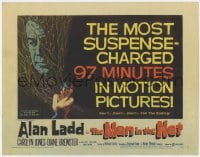 9y115 MAN IN THE NET TC 1959 Alan Ladd in the most suspense-charged 97 minutes in motion pictures!