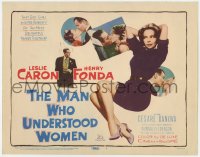 9y118 MAN WHO UNDERSTOOD WOMEN TC 1959 Henry Fonda & sexy Leslie Caron do delightful things!