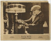 9y670 MANHATTAN KNIGHT LC 1920 close up of George Walsh at gunpoint holding jewels under lamp!