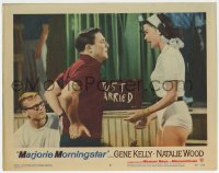 9y677 MARJORIE MORNINGSTAR LC #8 1958 close up of Gene Kelly, sexy Natalie Wood, Martin Milner!