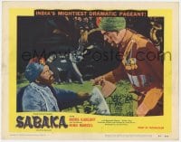 9y801 SABAKA LC #8 1954 you'll never forget Boris Karloff or the 150 thundering elephants!