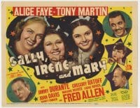 9y170 SALLY, IRENE & MARY TC 1938 Alice Faye, Joan Davis, Marjorie Weaver, Fred Allen, Tony Martin