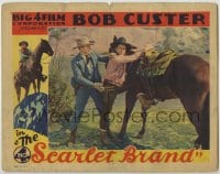 9y804 SCARLET BRAND LC 1932 cowboy Bob Custer is disarmed as the sheriff arrests him!