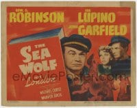 9y175 SEA WOLF TC 1941 Edward G. Robinson as Wolf Larsen with John Garfield & Lupino, Jack London