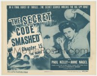 9y176 SECRET CODE chapter 15 TC R1952 the greatest World War II spy serial, The Secret Code Smashed!