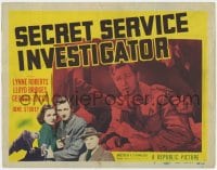 9y177 SECRET SERVICE INVESTIGATOR TC 1948 Lloyd Bridges, Lynne Roberts, shocking suspense!