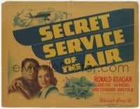 9y178 SECRET SERVICE OF THE AIR TC 1939 Ronald Reagan, based on the memoirs of the ex-chief, rare!