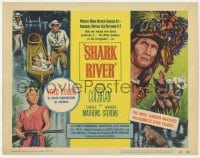 9y182 SHARK RIVER TC 1953 white men never cross it, Native American Indians never go beyond it!