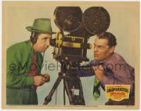 9y814 SHARPSHOOTERS LC 1938 Brian Donlevy & Wally Vernon on opposite sides of movie camera!