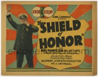 9y185 SHIELD OF HONOR TC 1927 Neil Hamilton, the big police melodrama that will stop traffic, rare!