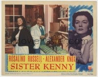 9y827 SISTER KENNY LC #2 1946 Rosalind Russell as the nurse who helped cure polio!