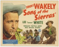 9y195 SONG OF THE SIERRAS TC 1946 Wesley Tuttle & His Texas Stars, Jimmy Wakely, Lee Lasses White!