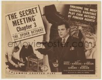 9y197 SPIDER RETURNS chapter 3 TC 1941 Warren Hull as the famous crime smasher, The Secret Meeting!