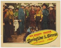 9y842 SPRINGTIME IN THE SIERRAS LC #2 1947 bloody Roy Rogers with Andy Devine & Jane Frazee!