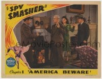 9y843 SPY SMASHER chapter 1 LC 1942 Whiz Comics super hero serial, America Beware, full-color!
