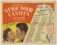 9y200 STAGE DOOR CANTEEN TC 1943 patriotic all-star musical, the biggest thing to hit the screen!