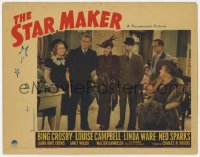 9y847 STAR MAKER LC 1939 Bing Crosby & four others stare at pretty Louise Campell!