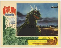 9y927 VARAN THE UNBELIEVABLE LC #2 1962 best close up of the wacky dinosaur monster!