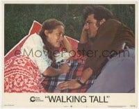 9y946 WALKING TALL LC #6 1973 Joe Don Baker & Elizabeth Hartman laying on blanket outdoors!