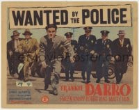 9y235 WANTED BY THE POLICE TC 1938 great image of Frankie Darro & policemen charging!