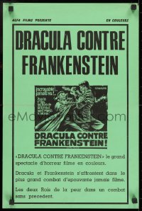 9z452 DRACULA VS. FRANKENSTEIN Belgian 1979 he comes to life to the sounds of rock & horror!