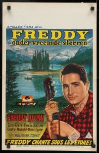 9z470 FREDDY UNTER FREMDEN STERNEN Belgian 1959 Wolfgang Schleif's musical, Freddy Quinn!