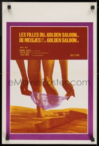 9z478 GIRLS OF THE GOLDEN SALOON Belgian 1975 Roussell's Les Filles du Golden Saloon!