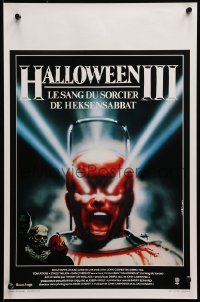 9z481 HALLOWEEN III Belgian 1982 Season of the Witch, horror sequel, the night no one comes home!