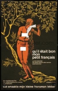 9z490 HOW TASTY WAS MY LITTLE FRENCHMAN Belgian 1972 Como Era Gostoso O Meu Frances, cannibalism!