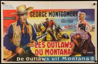 9z509 MAN FROM GOD'S COUNTRY Belgian 1958 George Montgomery brought law to a murder town!