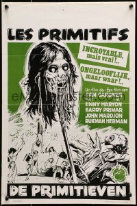 9z543 PRIMITIVES Belgian 1978 Primitif, wild Indonesian cannibal horror!