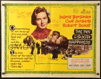 9z872 INN OF THE SIXTH HAPPINESS 1/2sh 1959 Mark Robson directed, pretty Ingrid Bergman!