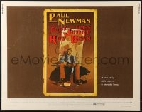 9z881 LIFE & TIMES OF JUDGE ROY BEAN 1/2sh 1972 John Huston, art of Paul Newman by Richard Amsel!