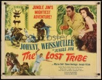 9z888 LOST TRIBE 1/2sh 1949 Johnny Weissmuller as Jungle Jim, pretty Myrna Dell!