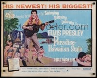 9z912 PARADISE - HAWAIIAN STYLE 1/2sh 1966 Elvis Presley on the beach with sexy tropical babes!