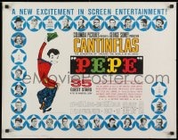 9z914 PEPE 1/2sh 1961 cool full-length art of Cantinflas, starring 35 all-star cast members!