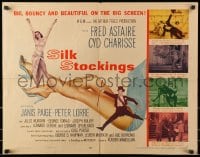 9z950 SILK STOCKINGS style B 1/2sh 1957 musical version of Ninotchka w/ Fred Astaire & Cyd Charisse!