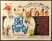 9z954 SKI PARTY 1/2sh 1965 Frankie Avalon, Dwayne Hickman, where the he's meet the she's on skis!