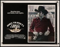 9z985 URBAN COWBOY 1/2sh 1980 great image of John Travolta in cowboy hat with Lone Star beer!