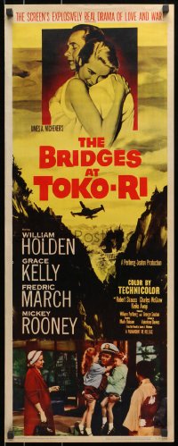 9z029 BRIDGES AT TOKO-RI insert R1959 Grace Kelly, William Holden, Korean War, by James Michener!