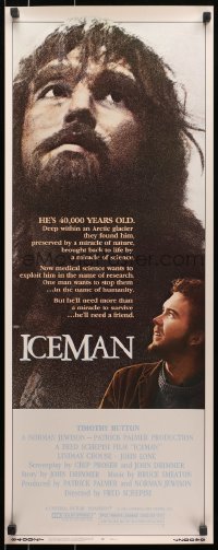 9z086 ICEMAN insert 1984 Fred Schepisi, John Lone is an unfrozen 40,000 year-old caveman!
