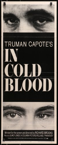 9z087 IN COLD BLOOD insert 1967 Richard Brooks directed, Robert Blake, from Truman Capote novel!