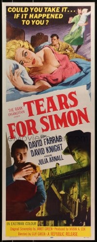 9z104 LOST insert 1956 Scotland Yard, David Farrar, sexy Julia Arnall, Tears for Simon!